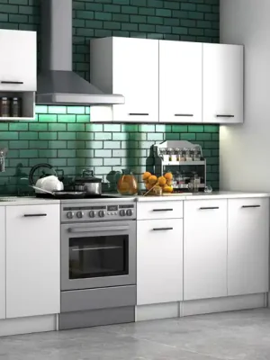 Omezená Nabídka Kuchyňská linka DAGA II 320 SL6 - bílá