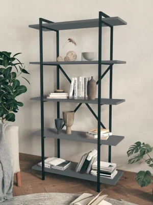 Knihovna NEVKA - antracit Originální
