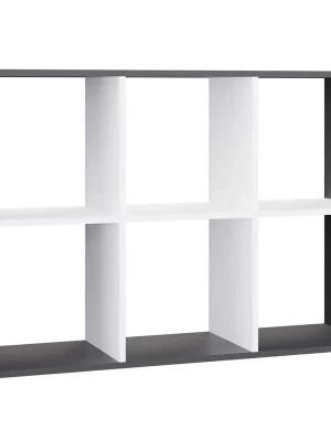 Nakupujte Hned Regál MALAX 2X3 antracit + bílá