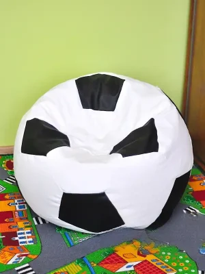 Časově Omezené Sedací vak - míč 100 cm - bílá + černá