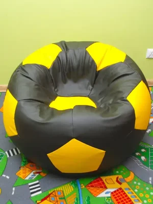 Výhodná Nabídka Sedací vak - míč 100 cm - černá + žlutá