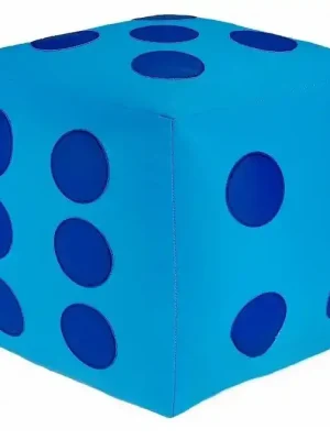Dětský taburet KOSTKA 50 cm - světlemodrá + modrá Odeslání Ihned
