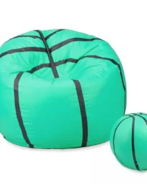 Ihned K Objednání Sedací vak - míč basketballový + taburet - mentolový