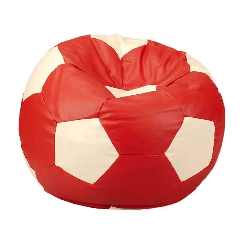 Rychlé Dodání Sedací vak - míč 80 cm - červená + béžová
