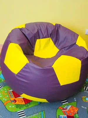 Finální Výprodej Sedací vak - míč 80 cm - fialová + žlutá