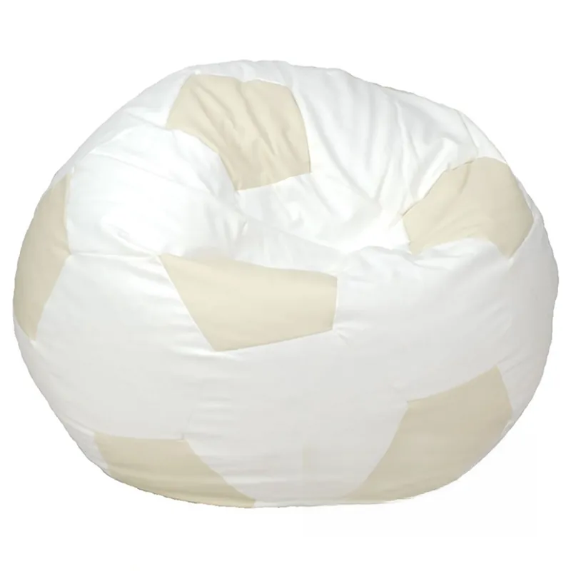 Cenový Hit Sedací vak - míč 70 cm - bílá + béžová