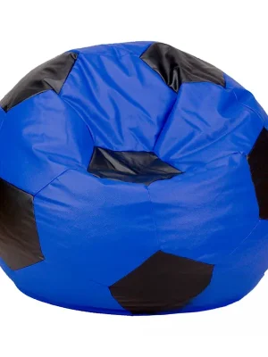 Dětský taburet MÍČ 40 cm - modrá + černá Levný