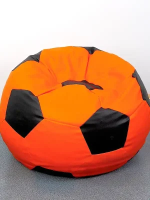 Cenově Výhodný Dětský taburet MÍČ 40 cm - oranžová + černá