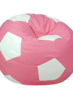 Značkový Dětský taburet MÍČ 40 cm - růžová + bílá