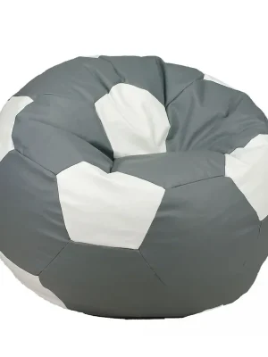 Dětský taburet MÍČ 40 cm - šedá + bílá Nová Kolekce