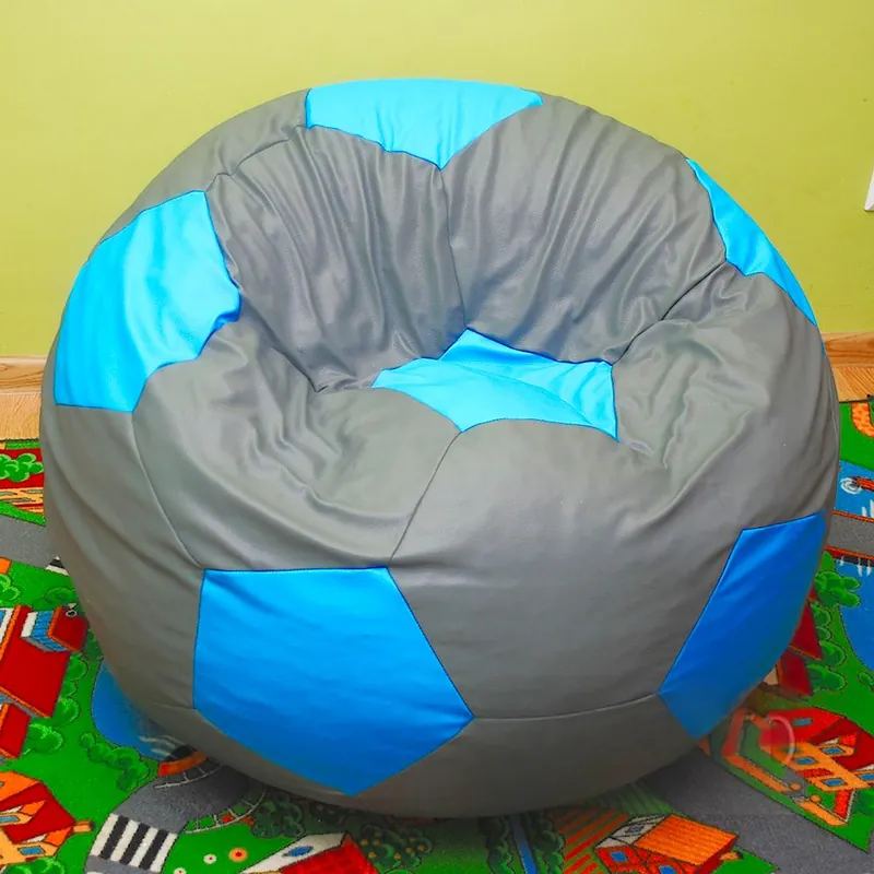 Dětský taburet MÍČ 40 cm - šedá + světlemodrá Oblíbený