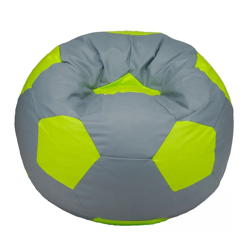 Super Cena Dětský taburet MÍČ 40 cm - šedá + zelená