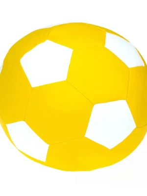 Autentický Dětský taburet MÍČ 40 cm - žlutá + bílá