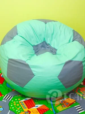 Dětský taburet MÍČ 50 cm - mentolová + šedá Akce