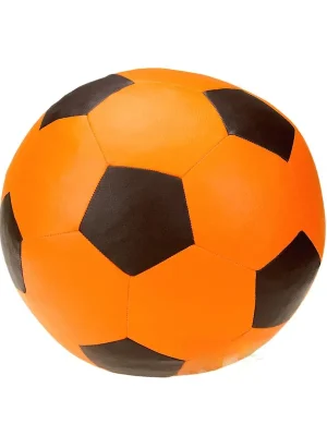 Tovární Cena Dětský taburet MÍČ 50 cm - oranžová + čokoláda