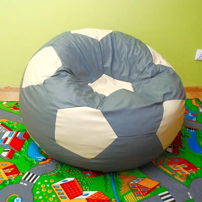 Dětský taburet MÍČ 50 cm - šedá + béžová Top Prodej
