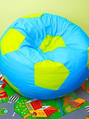 Akční Nabídka Dětský taburet MÍČ 50 cm - světlemodrá + zelená