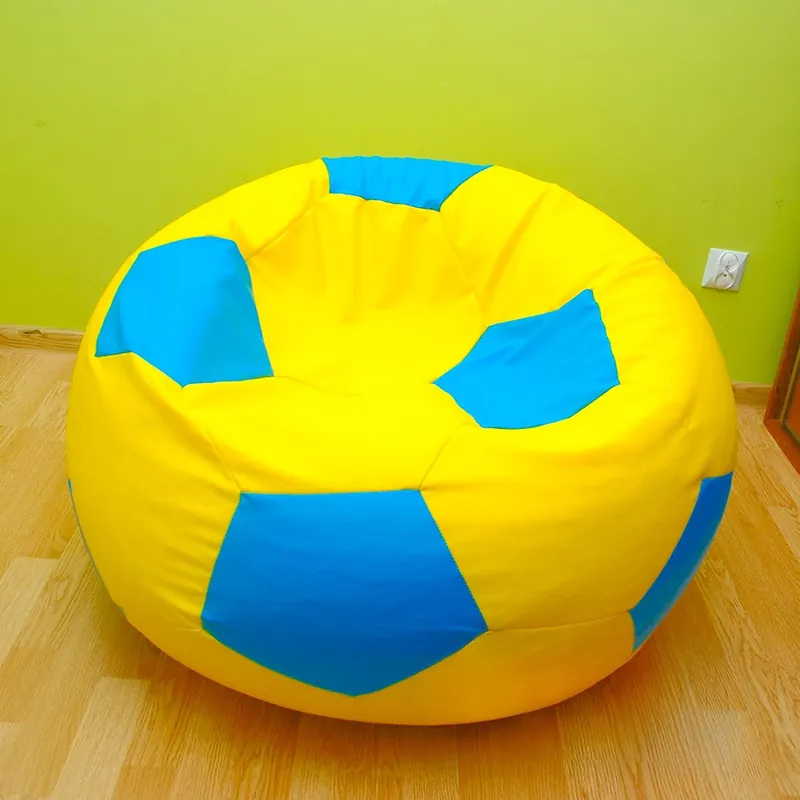 Nejprodávanější Dětský taburet MÍČ 50 cm - žlutá + světlemodrá