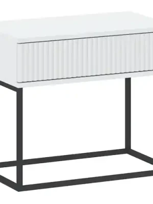 Noční stolek CADRO 1S 60 NR2 - bílý Poslední Šance