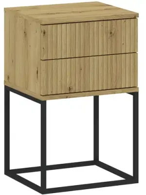 Levný Noční stolek CADRO 2S NR8 - dub artisan