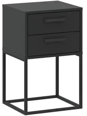 Autentický Noční stolek CADRO 2S 40 NR9 - antracit