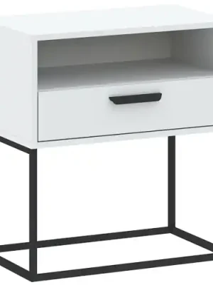 Rychlé Dodání Noční stolek CADRO 1S 60 NR4 - bílý