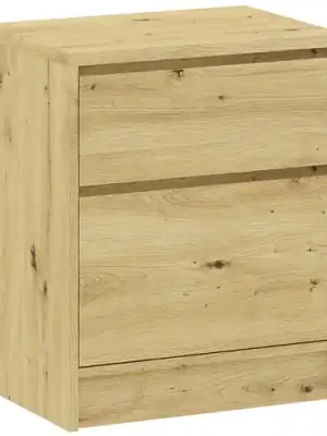 Noční stolek BASIT 2S - dub artisan Zlevněný