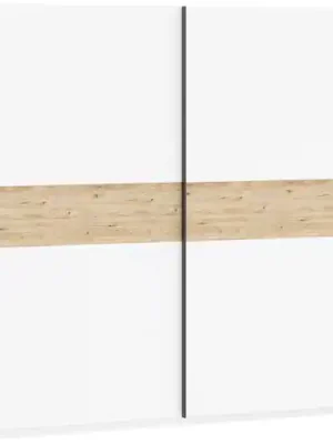 Šatní skříň BERNO 200 - bílá + jackson hickory Nakupujte Hned