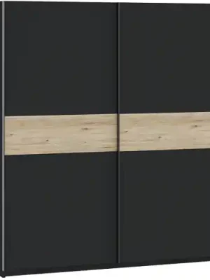 Bezpečná Platba Šatní skříň BERNO 200 - antracit + jackson hickory