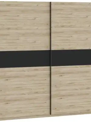 Výhodná Nabídka Šatní skříň BERNO 200 - jackson hickory + antracit