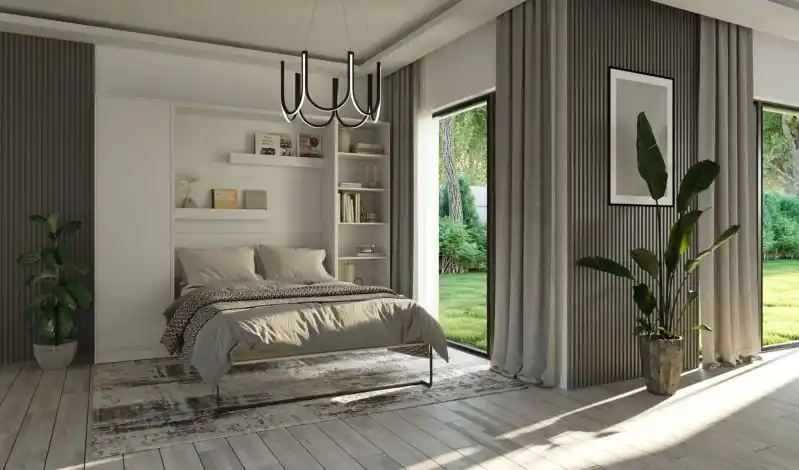 Must-Have Sestava do ložnice sklápěcí postel do skříně BASIC VERTIKÁLNÍ