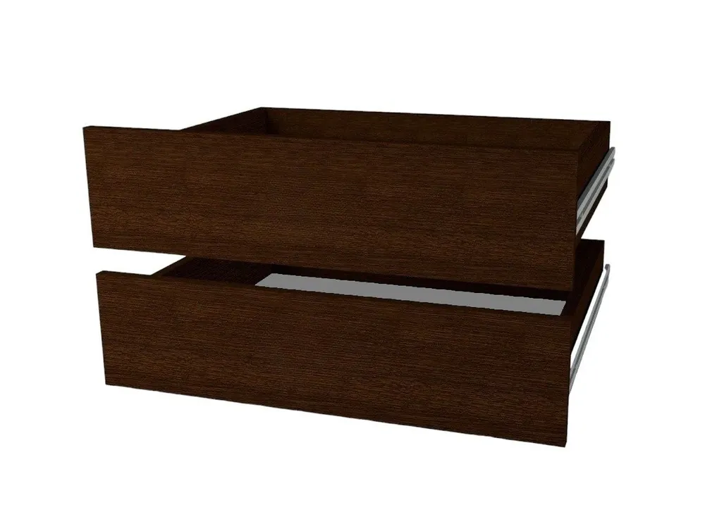 Zásuvky (2ks) 43x60 ke skříni wenge Cenově Výhodný