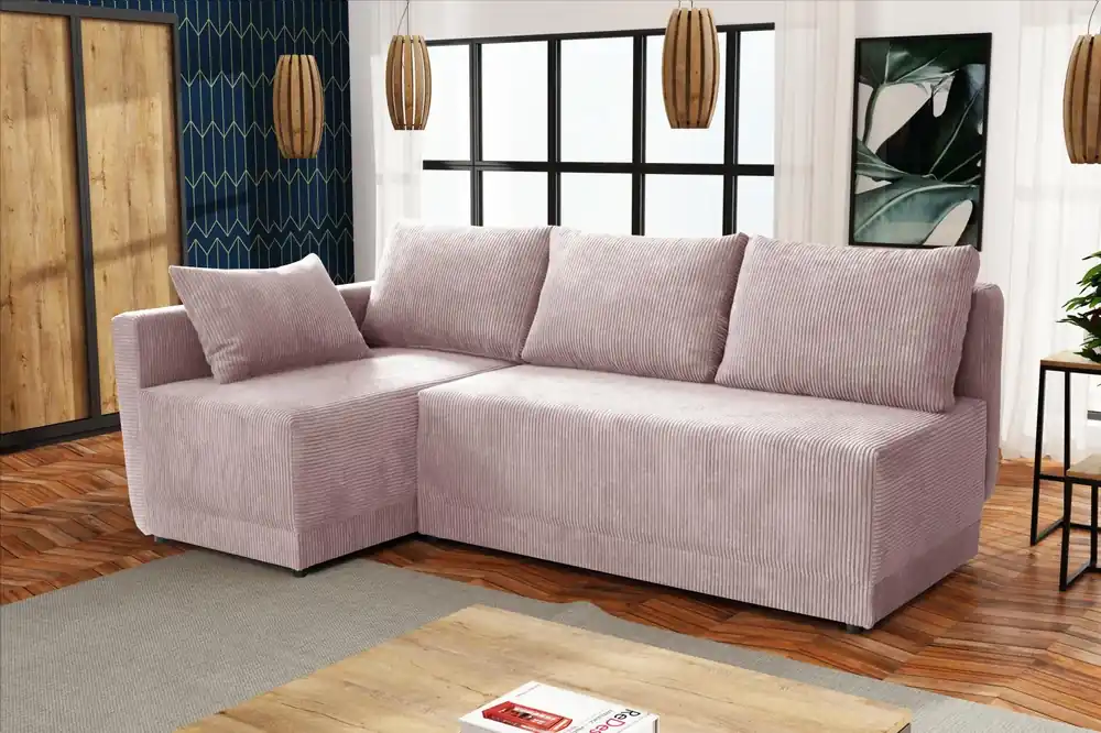 Aktuální Sedací souprava Neklan L růžová