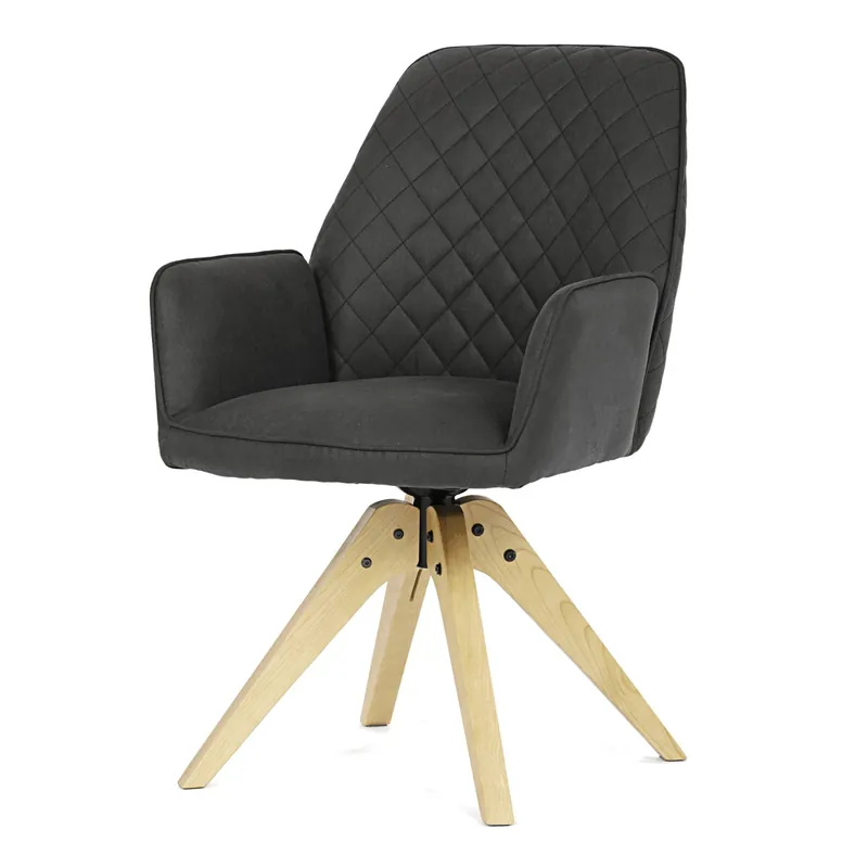 Kup Teď Jídelní židle, černá, látka, HC-539 BK3