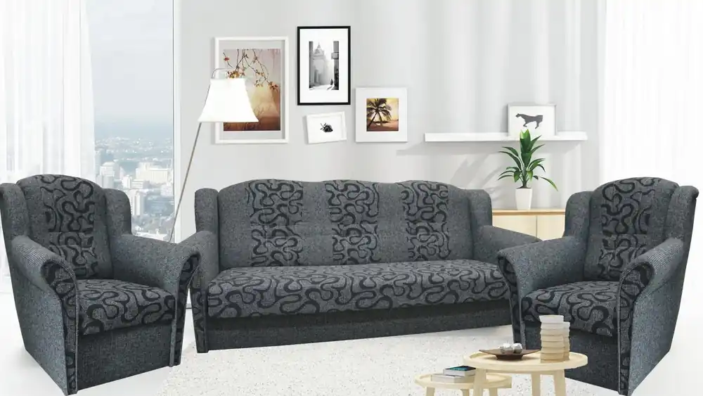 Sedací souprava Agáta 3f+1+1 Optik/Orion 910462 Nejlepší Volba