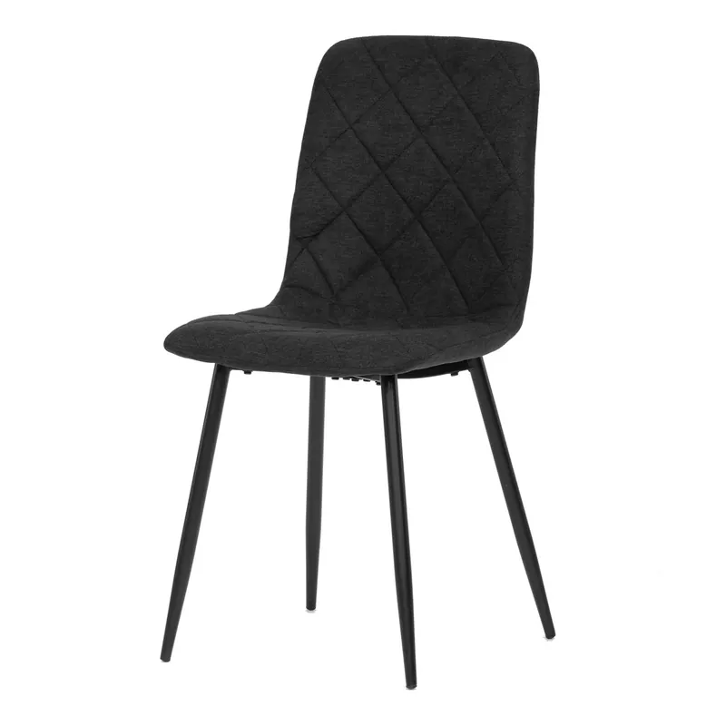 Originální Jídelní židle, černá, látka, CT-283 BK2