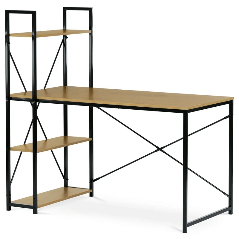 Tovární Cena Pracovní stůl 120x60cm, mdf, dub, GD-520 OAK