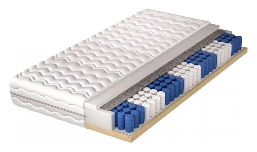 Značkový Pružinová matrace VELVETA KOMFORT s rámem rozměr 80x200 cm
