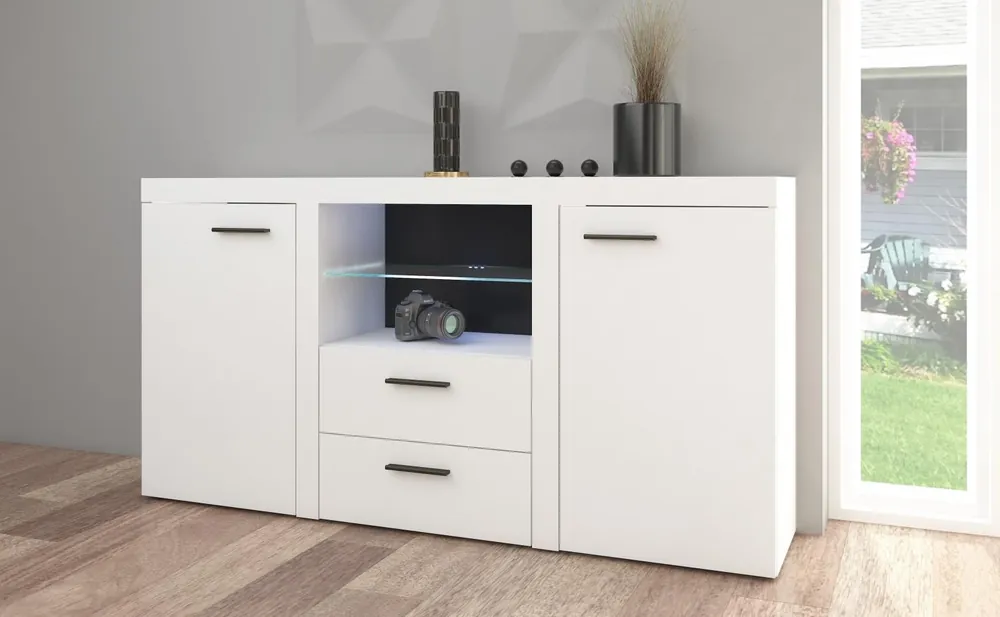 Komoda Rizo 2D2S bílá Pouze Dnes