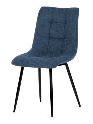Značkový Jídelní židle, modrá, látka, DCL-193 BLUE2