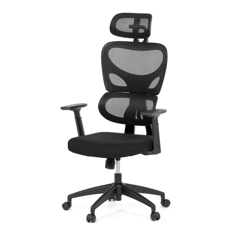 Cenová Bomba Kancelářská židle, houpací mechanismus, černá, KA-K2080 BK