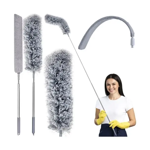 Teleskopická prachovka se dvěma nástavci, nastavitelná 85-250 cm Pouze Dnes