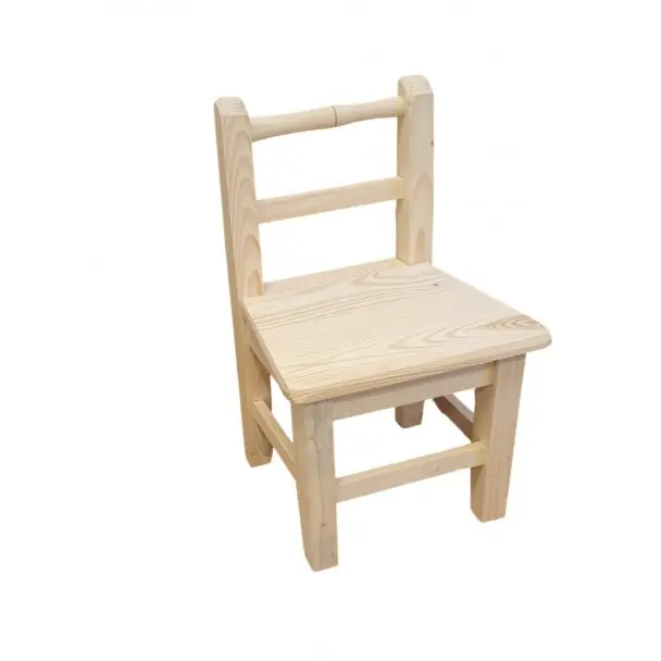 Dřevěná dětská stolička přírodní Stool, 44 x 26 x 24 cm Jen Po Omezenou Doba