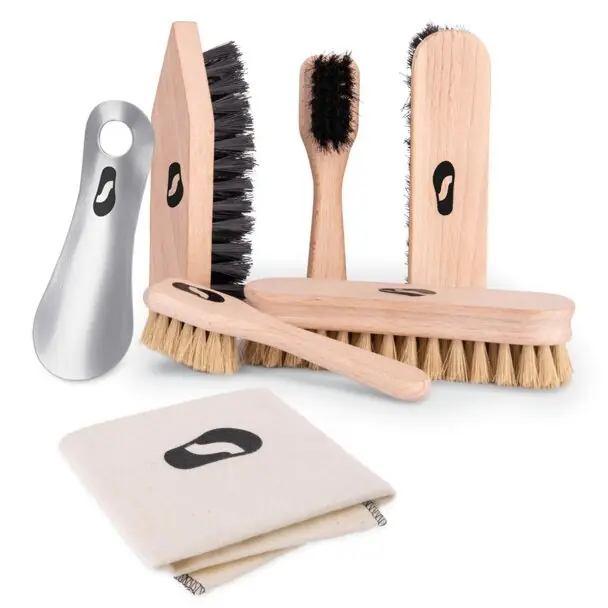 Sada kartáčů na péči o obuv s obuvákem, ShoeClinic 7v1 Sleva