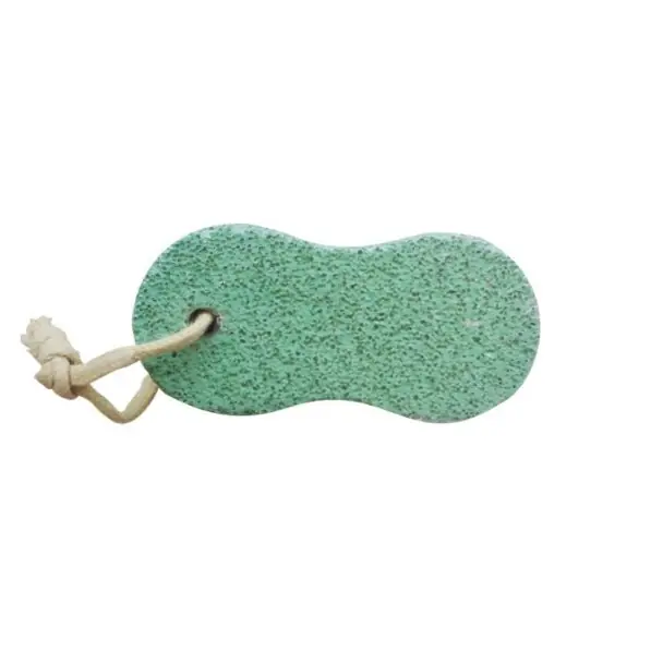 Pemza na odstranění kůže tvarovaná, 9x5 cm, zelená Cenově Výhodný