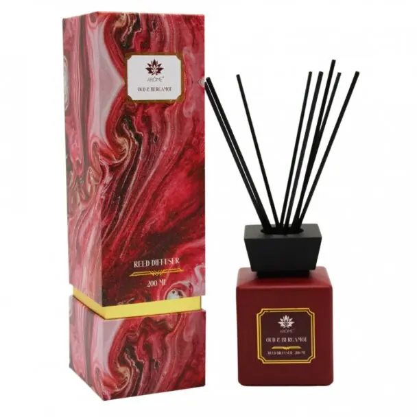 Ihned K Objednání ARÓMA Difuzér 200 ml s tyčinkami, Oud a Bergamot