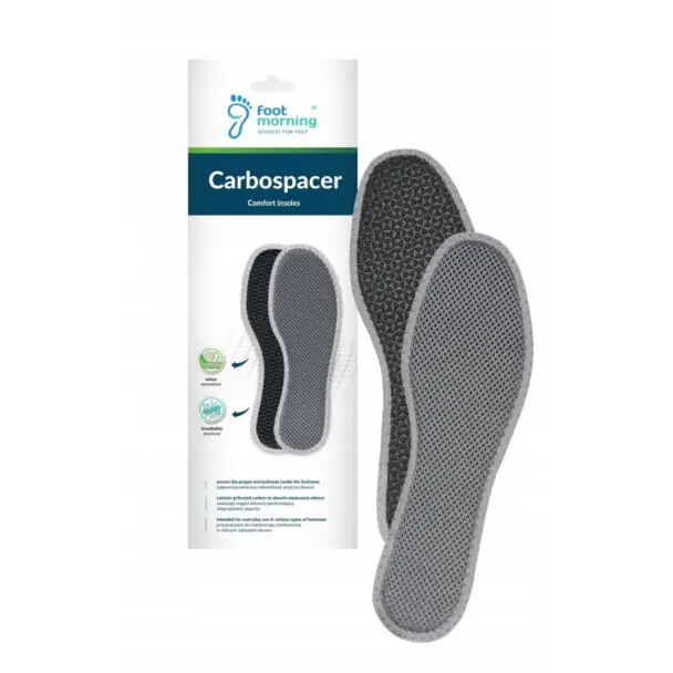 Zdravotní hygienické a pohodlné vložky do bot Carbospacer, velikost 37 Super Cena