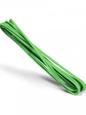 Zlevněný Voskované šňůrky do bot, kulaté světle zelené, 90 cm