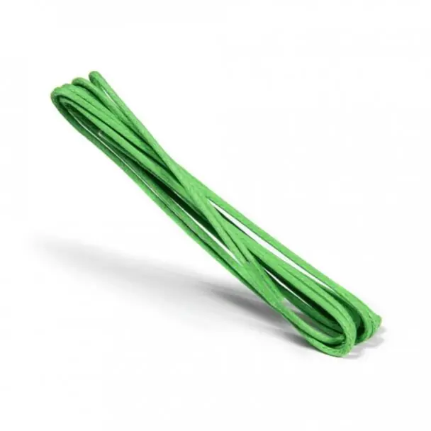 Zlevněný Voskované šňůrky do bot, kulaté světle zelené, 90 cm