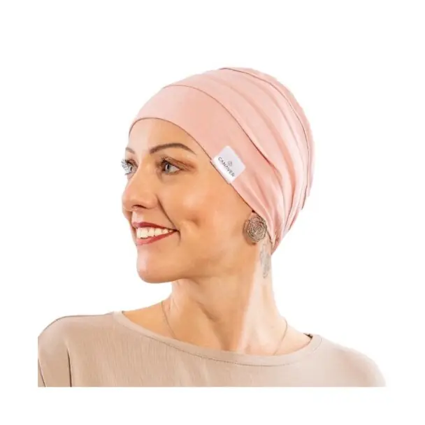 Čepice po chemoterapii, dámská Canaver (2-vrstvá) růžová, 55 cm Levný